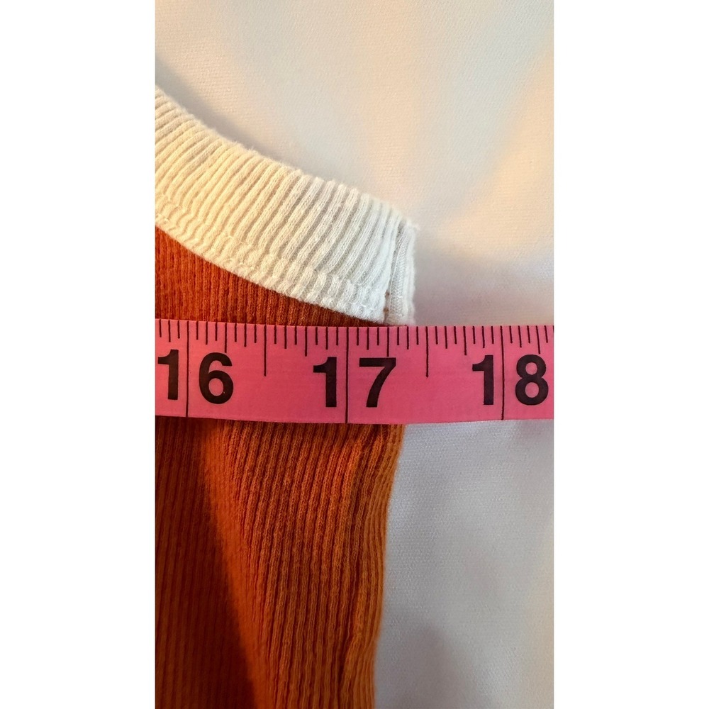 Anthropologie Maeve The Blair Baby Tee Sleeveless Cropped Racerback Size XL - Picture 9 of 10